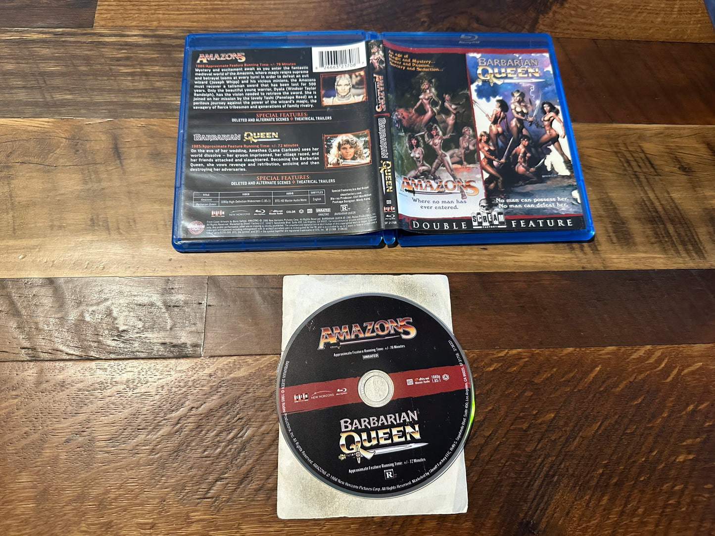 Amazon’s & Barbarian Queen (Blu ray, Scream Factory, Double Feature)