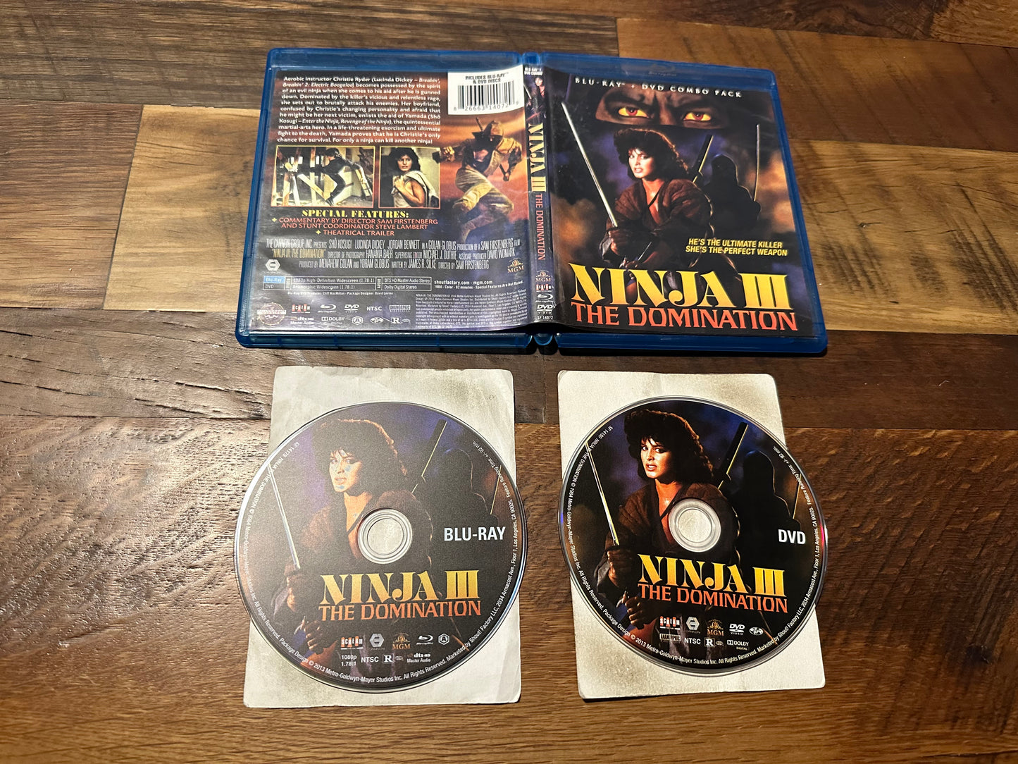 Ninja III The Domination Blu ray/DVD-Scream Factory-2 Disc-80’s Classic