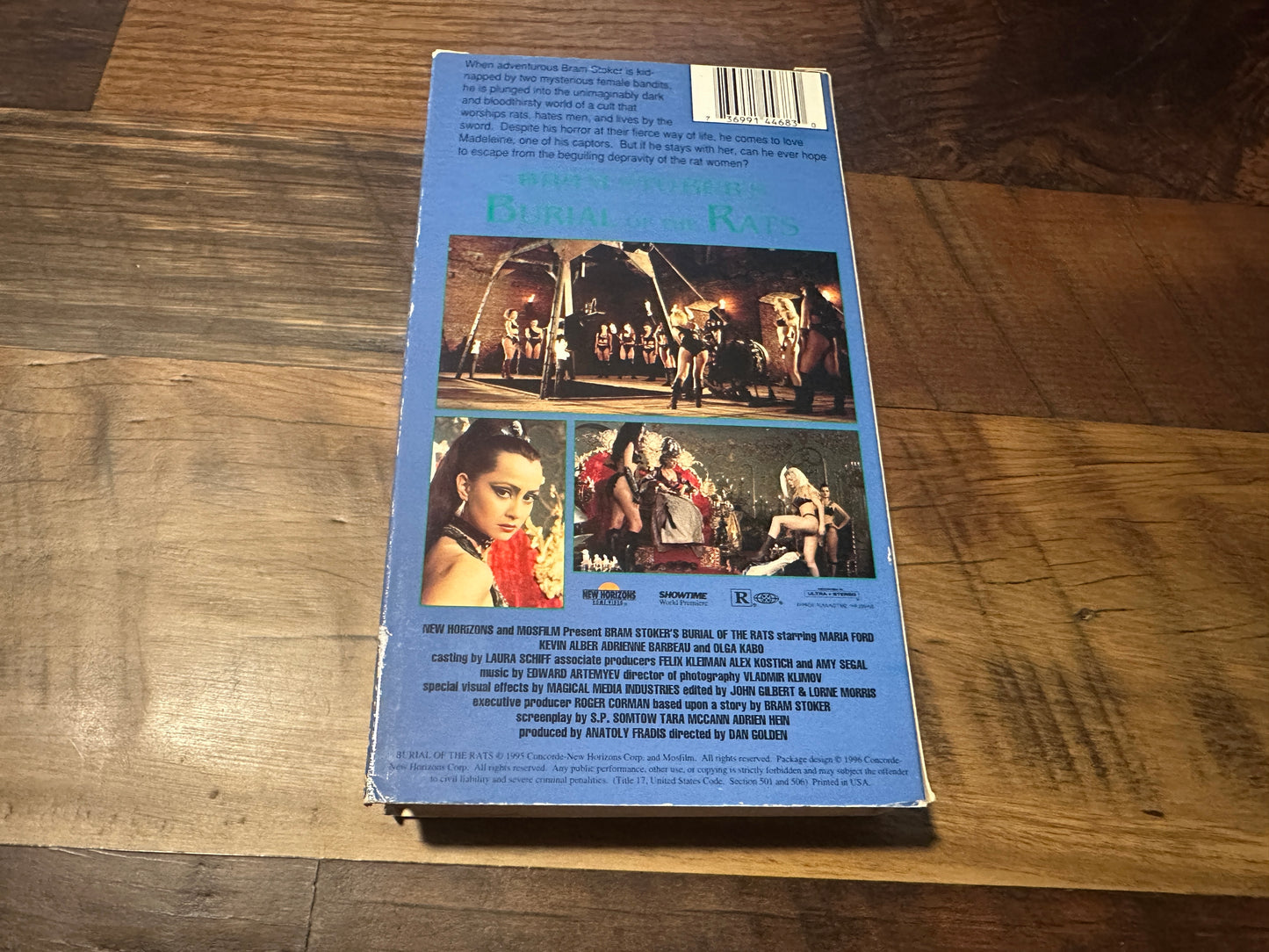 Burial Of The Rats VHS-90’s Horror-Bram Stokers’s Classic-
