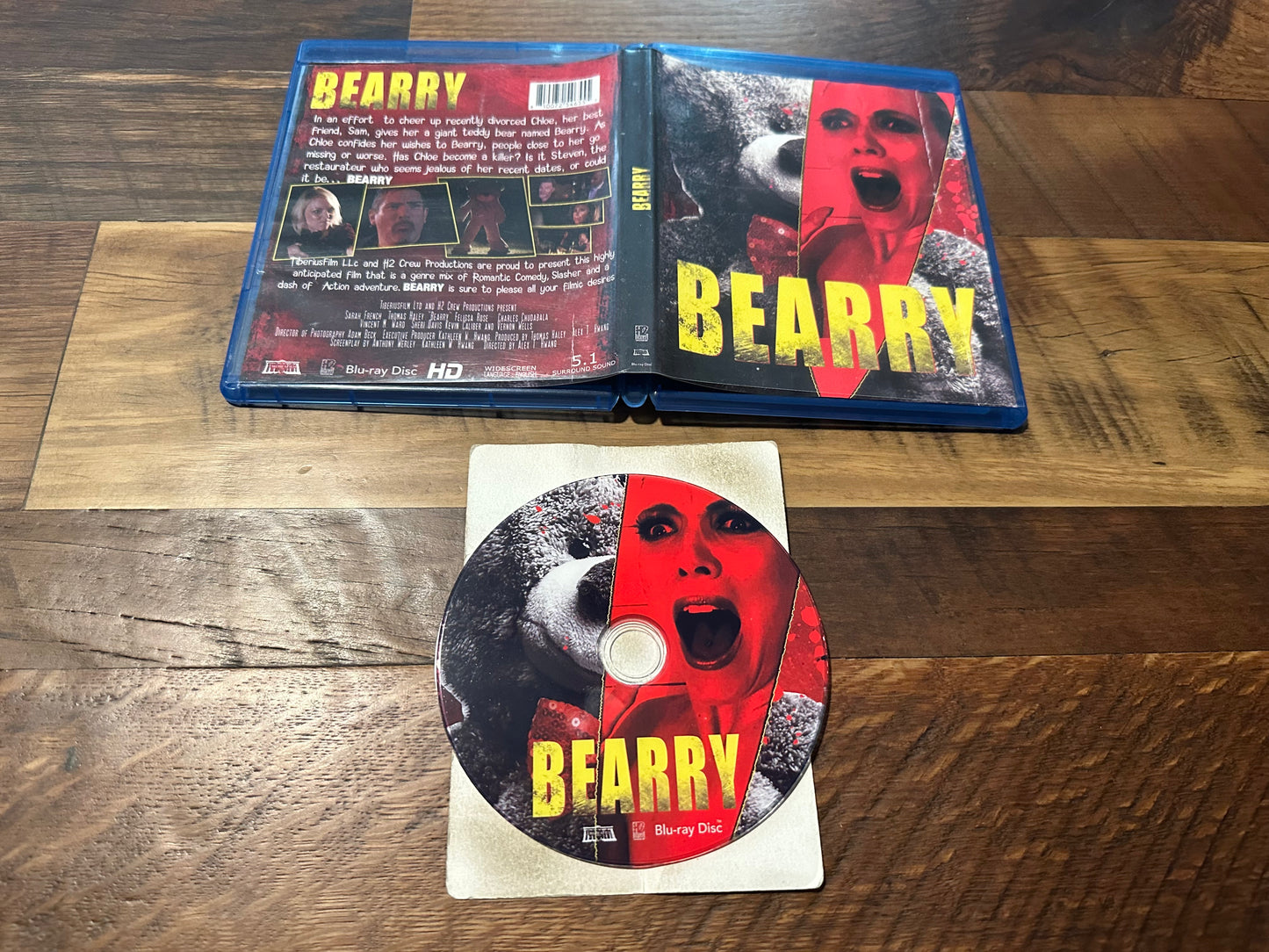Bearry Blu ray-Tiberius Film-Obscure Horror-Widescreen-