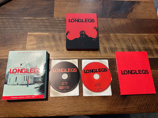 Longlegs 4K Ultra HD/Blu ray*Steelbook*Limited Ed 1000 Made-Region B*