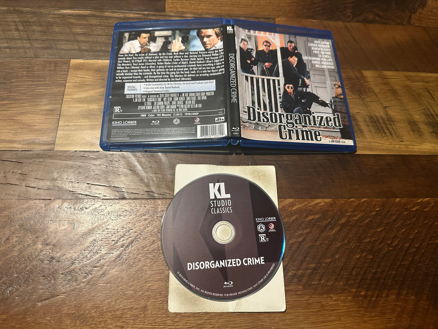 Disorganized Crime Blu ray-Kino Lorber-80’s Classic-Widescreen-