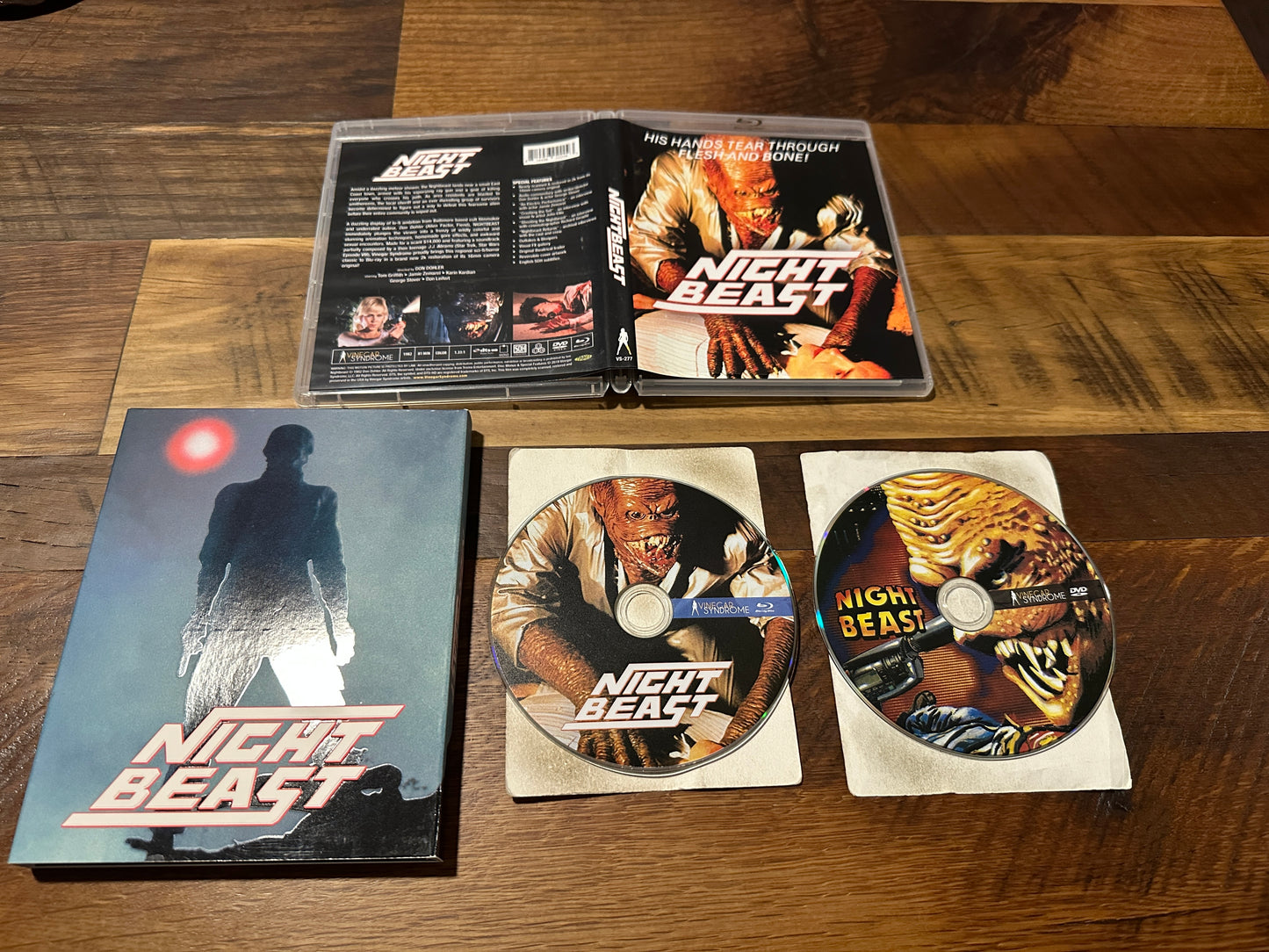 Night Beast (Blu ray/DVD, Vinegar Syndrome, Slipcover, 80’s Classic)