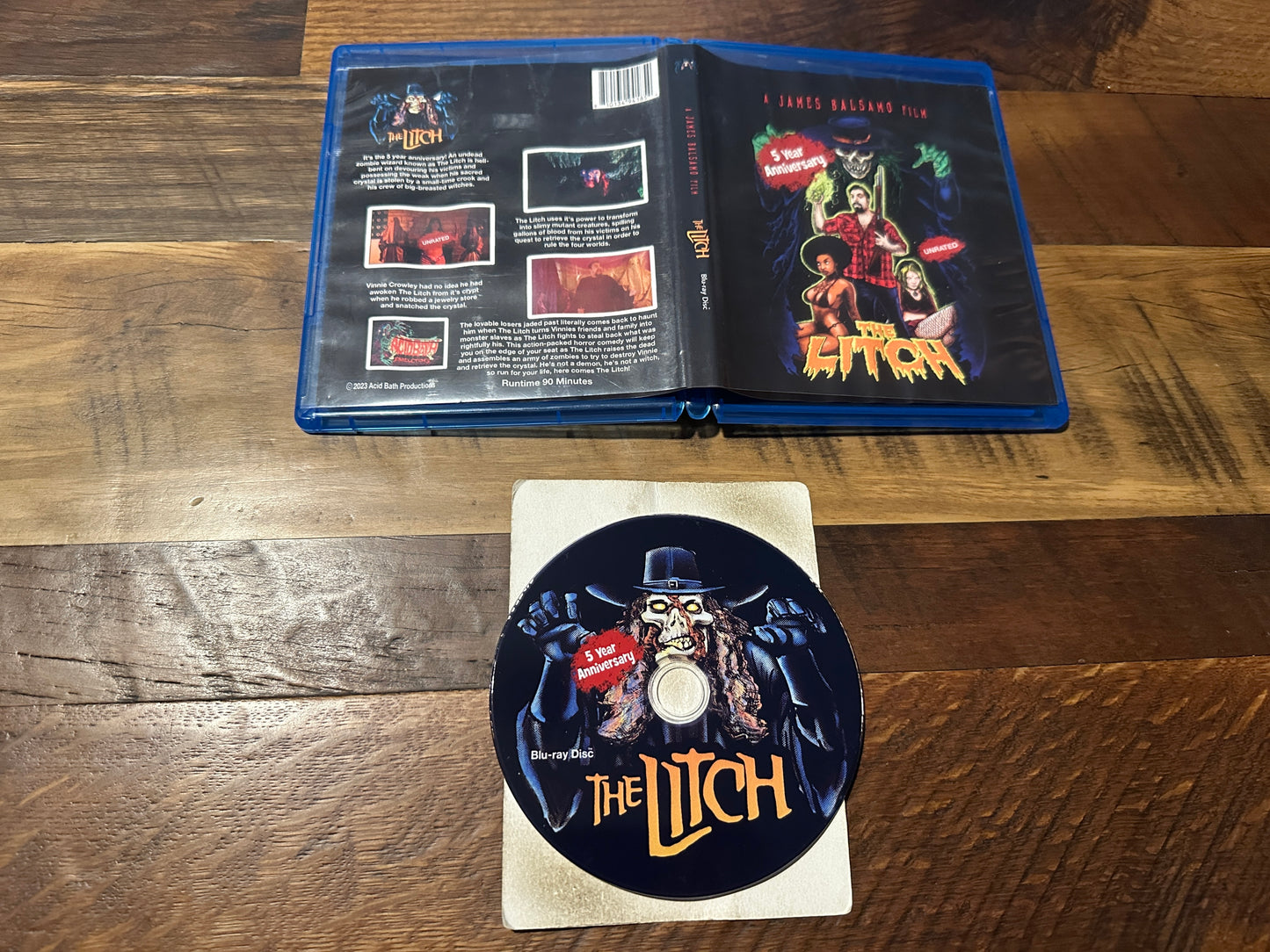 The Litch (Blu ray, 5 Year Anniversary, Obscure Horror, James Balsamo)