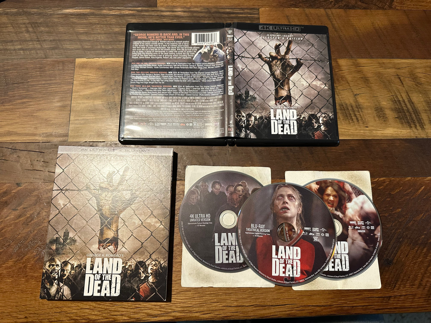 Land of the Dead 4K Ultra HD/Blu ray-Scream Factory-Collector’s Ed-Slipcover
