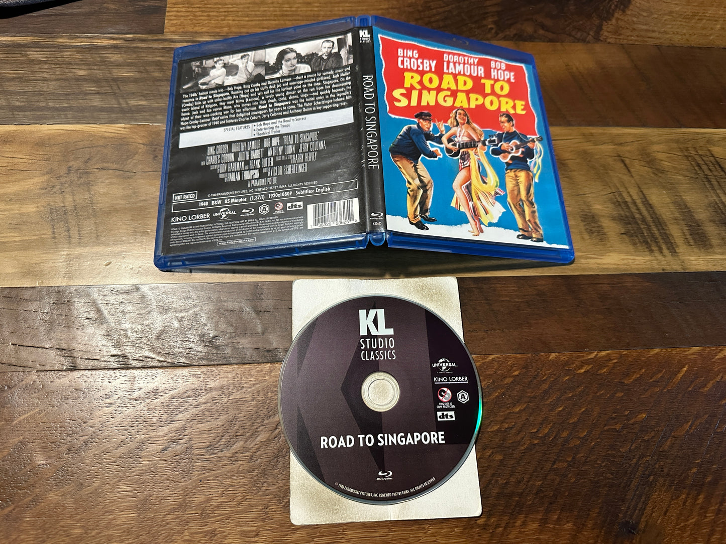 Road To Singapore (Blu ray, Kino Lorber, Bing Cosby 40’s Classic, Widescreen)