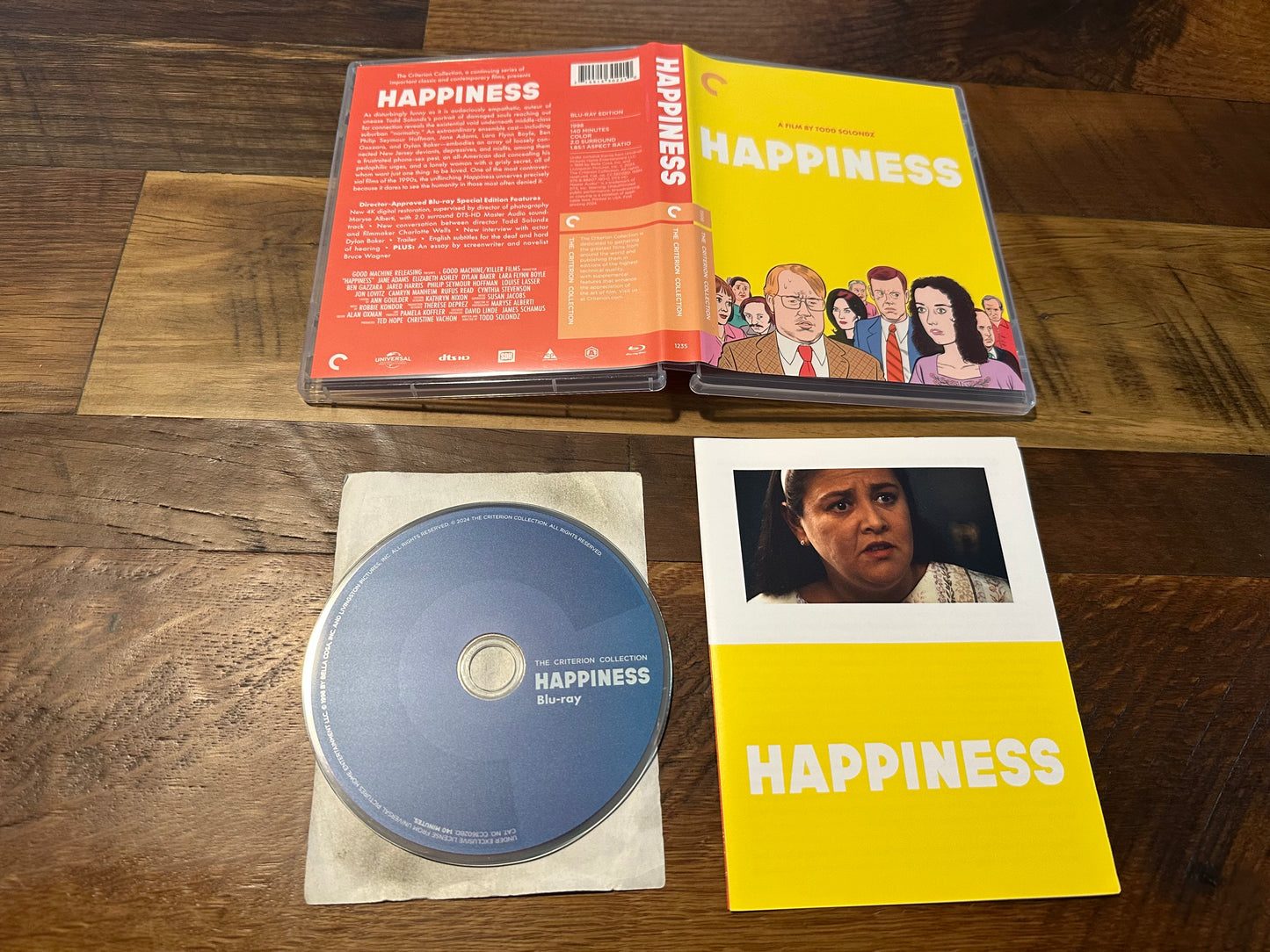 Happiness Blu ray-Criterion Collection-90’s Classic-Special Edition