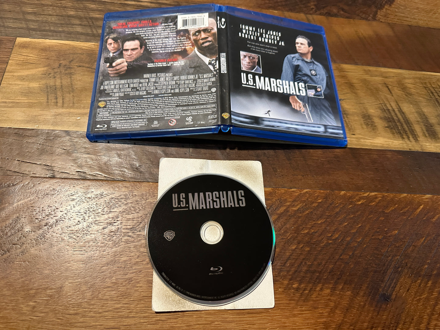 U.S. Marshals (Blu ray, Warner Bros, 90’s Tommy Lee Jones Classic)
