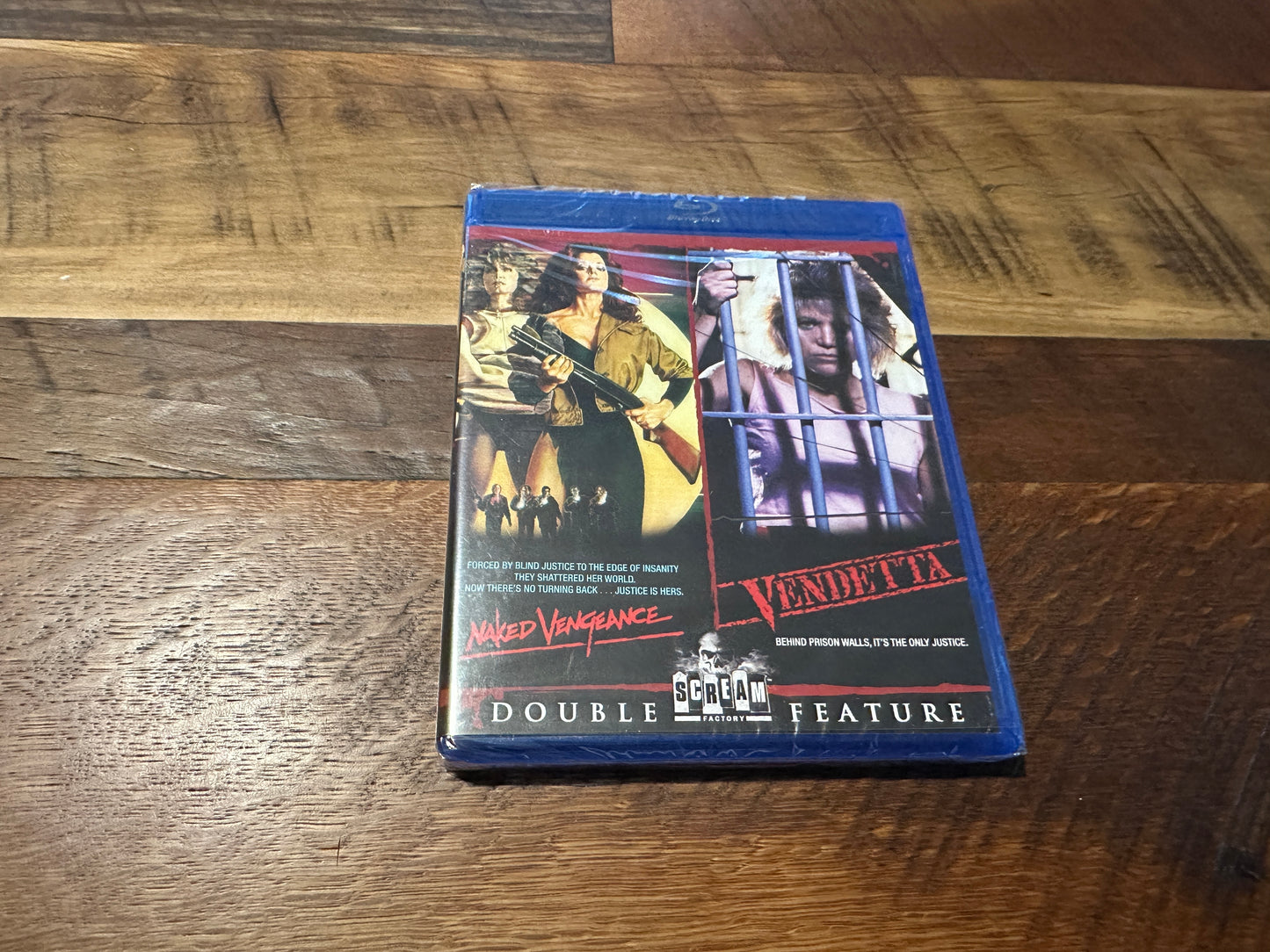 Naked Vengeance & Vendetta (Blu ray, Scream Factory, Double Feature, NEW)