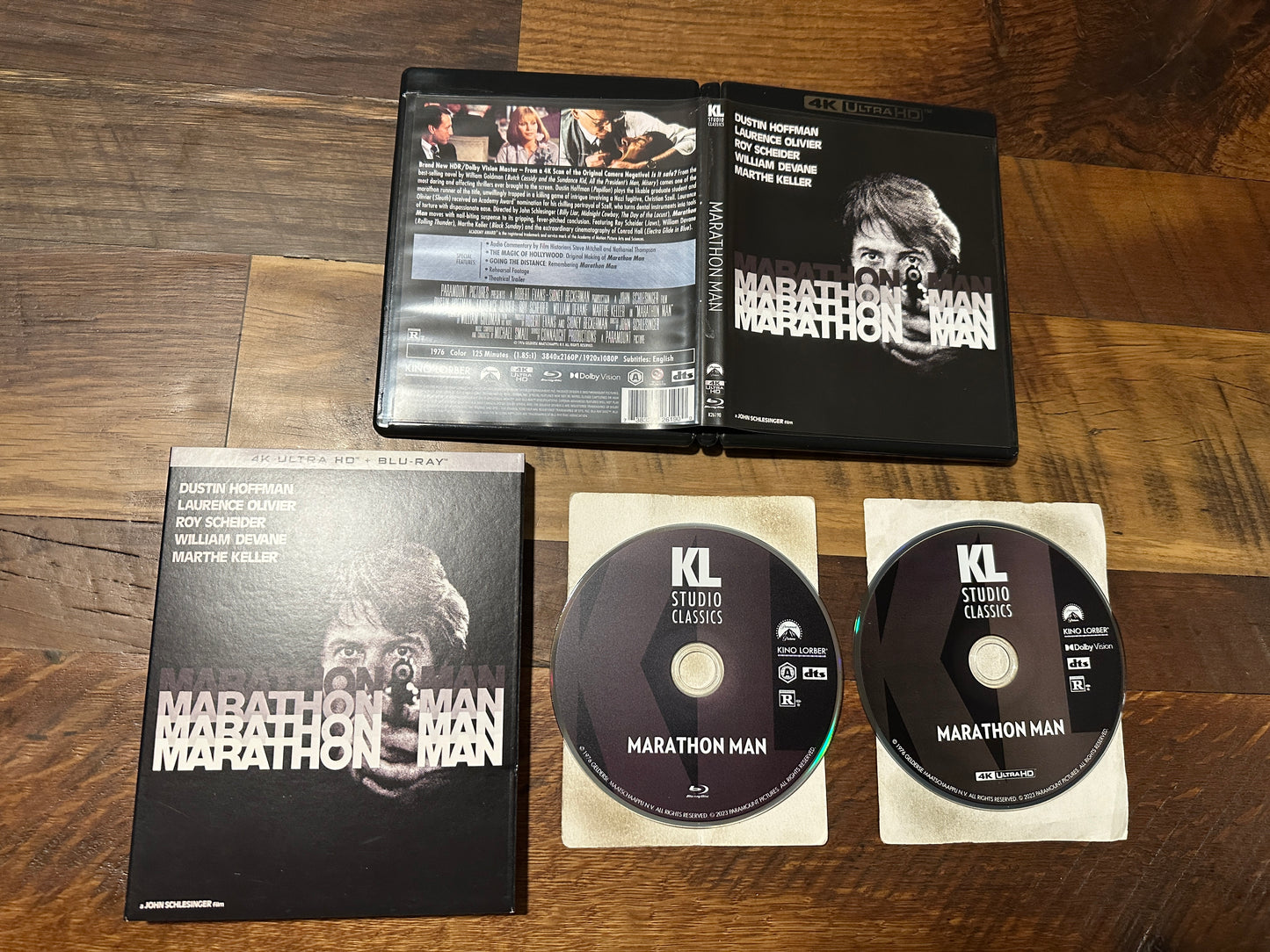 Marathon Man (4K Ultra HD/Blu ray, Kino Lorber, Slipcover, Dustin Hoffman)