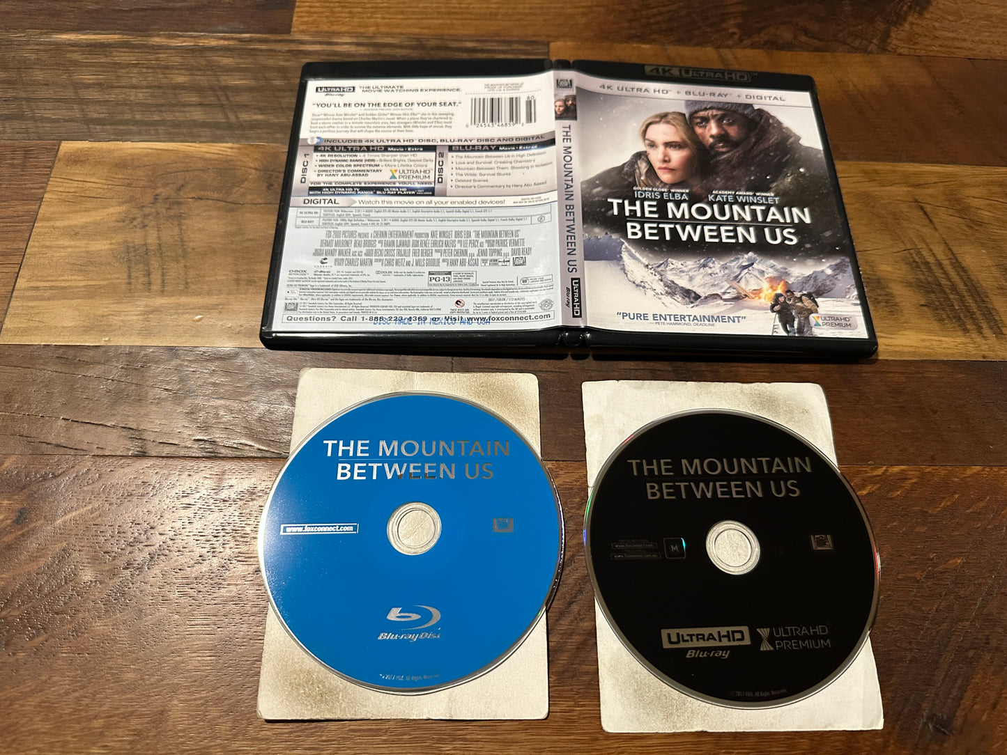 The Mountain Between Us (4K Ultra HD/Blu ray, 20th Century Fox, No Digital)