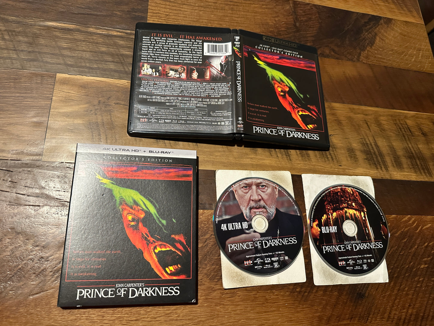 Prince of Darkness (4K Ultra HD/ Blu ray, Scream Factory, Slipcover)