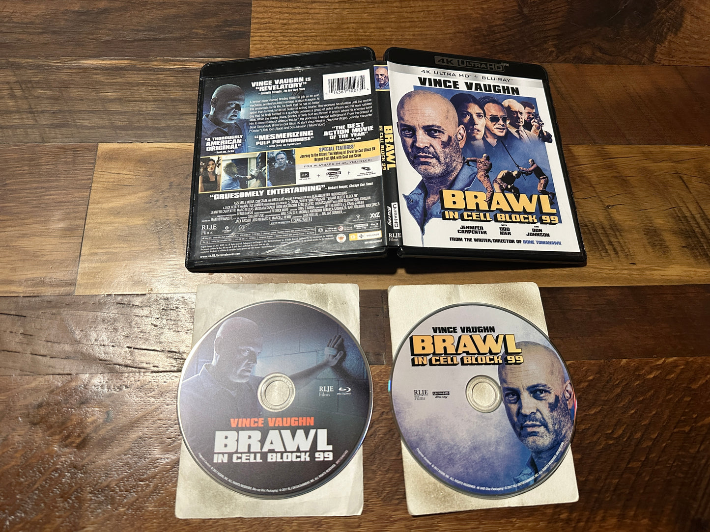 Brawl In Cell Block 99 (4K Ultra HD/Blu ray, RLJE Films, Widescreen)