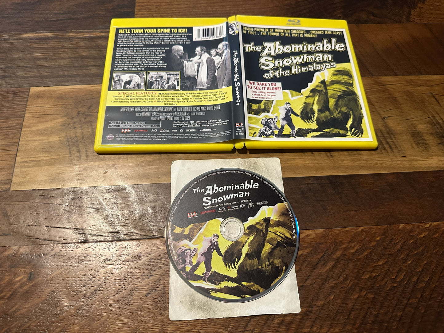 The Abominable Snowman of the Himalayas (Blu ray, Scream Factory)