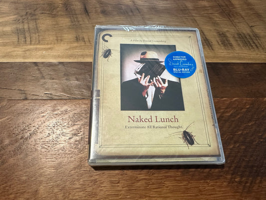 Naked Lunch Blu ray-Criterion Collection-David Cronenberg-NEW/Sealed