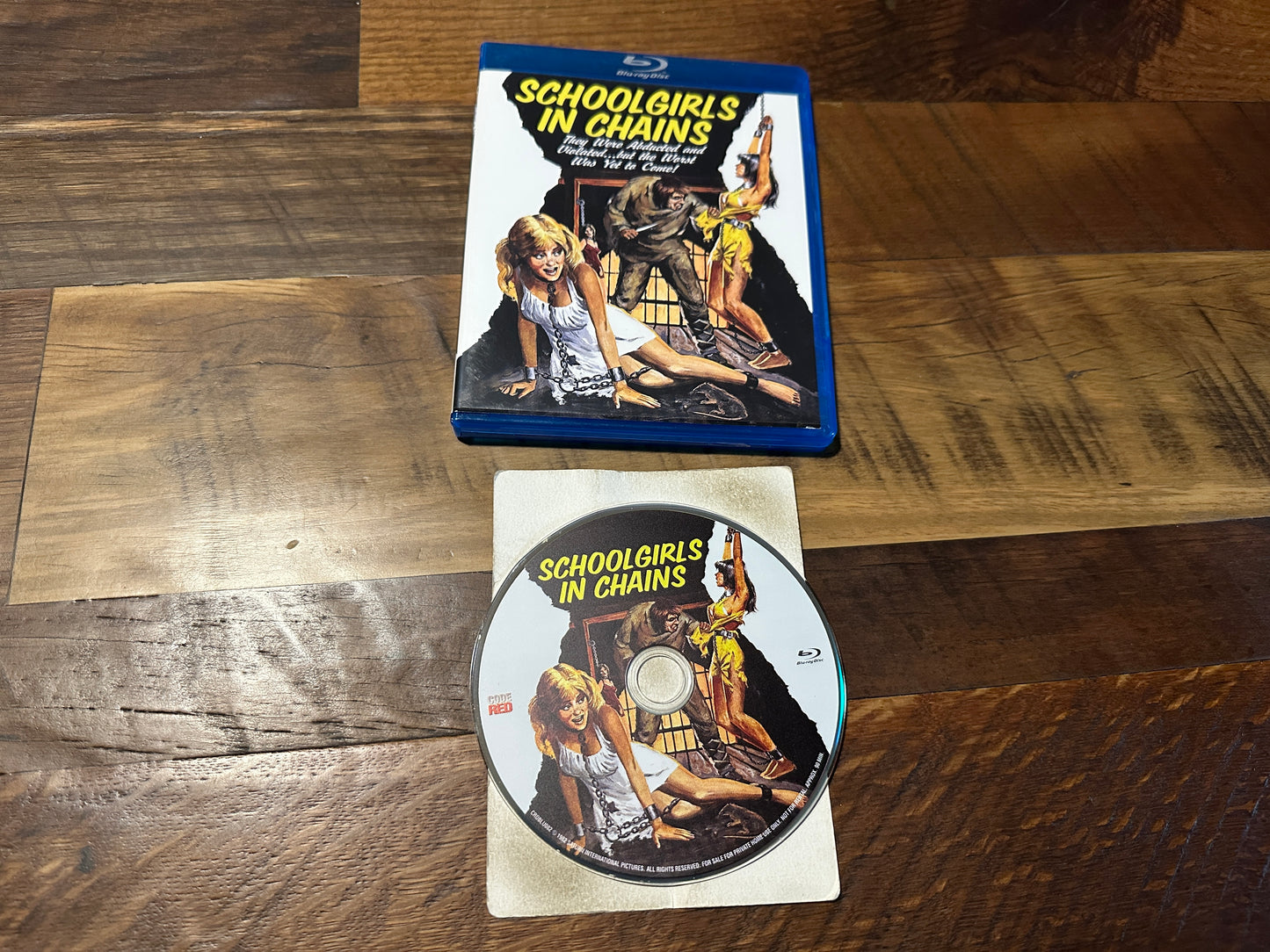 Schoolgirls In Chains (Blu ray, Code Red, 80’s Horror Classic, Widescreen)