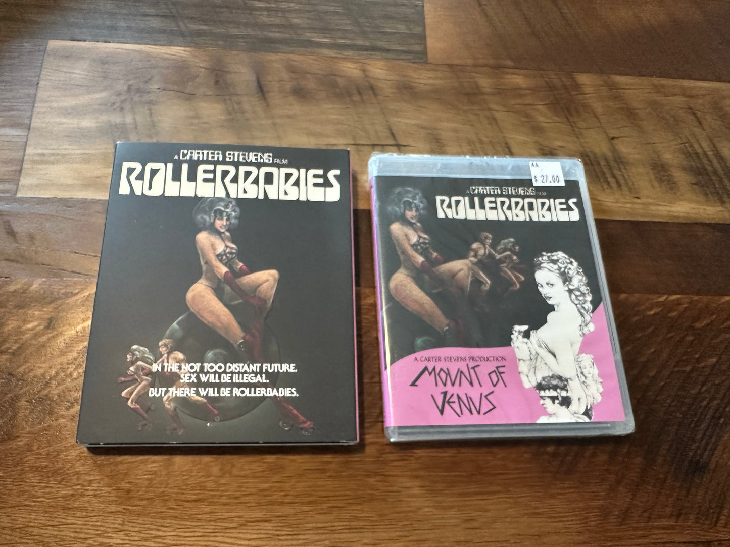 Rollerbabies & Mount of Venus Blu ray-Slipcover-2 Classics-NEW-Sealed