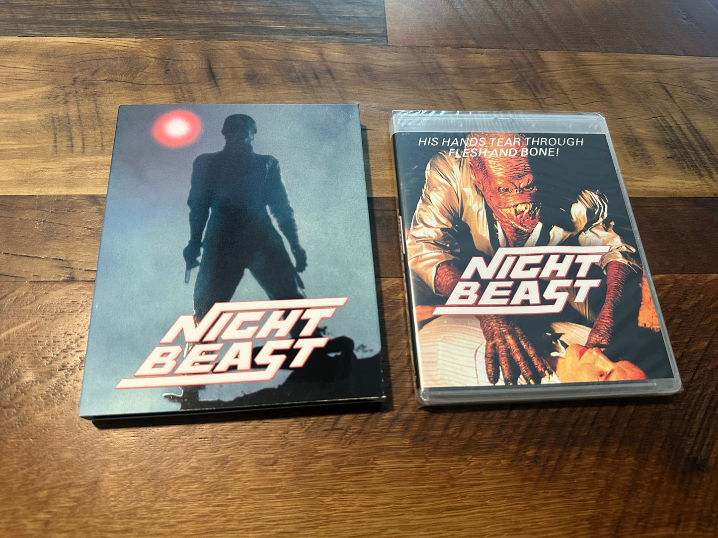 Night Beast (Blu ray/DVD, Vinegar Syndrome, Slipcover, 80’s Classic, NEW)