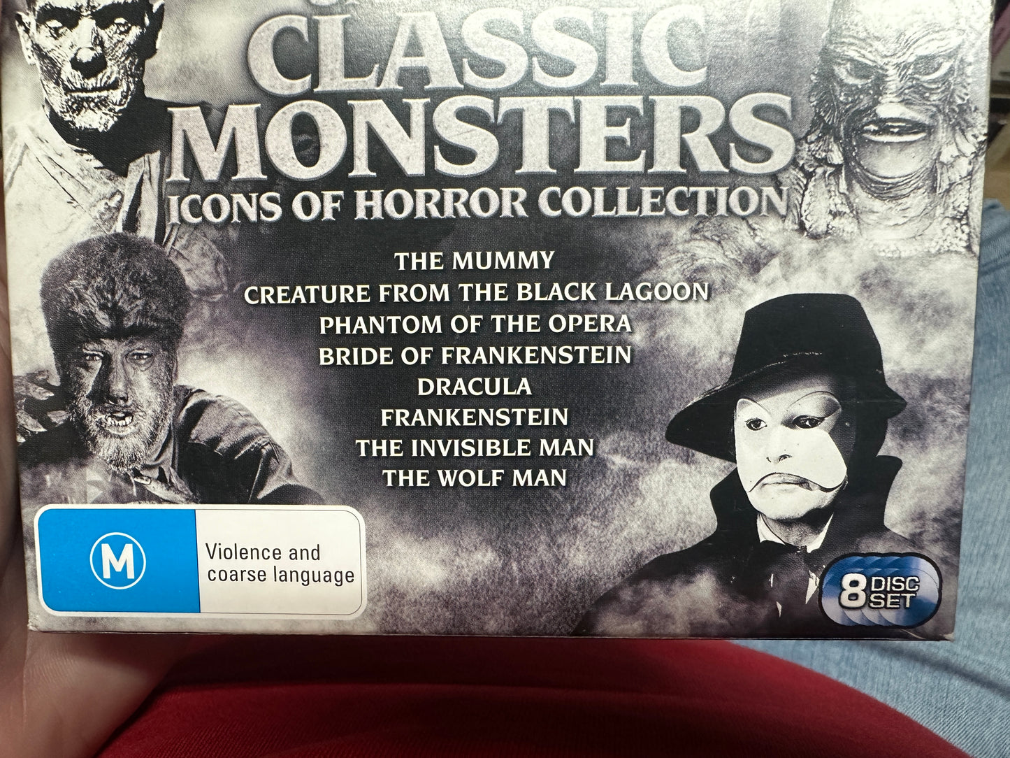 Universal Classic Monsters Icon Of Horror Collection 4K Ultra HD*8 Films*Boxset*