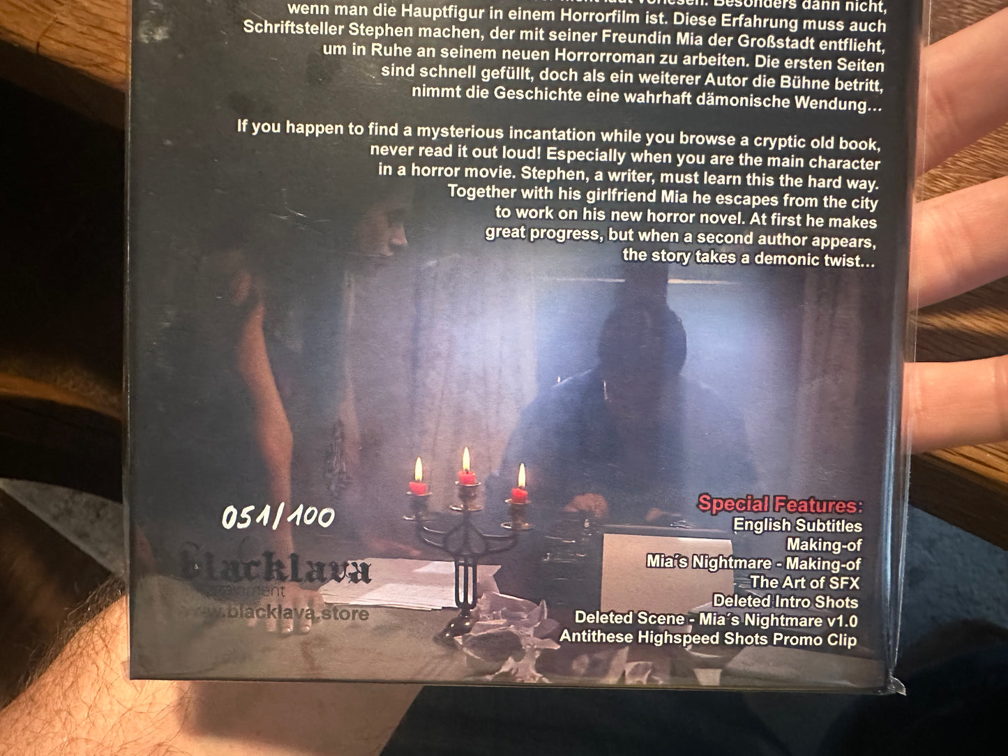 Antithese DVD-Blacklava-SM Hardbox-Only 100 Made-OOP-NEW