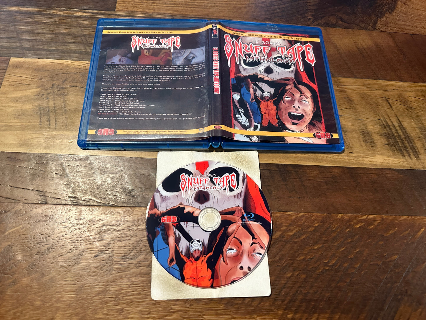 El Gore’s Snuff Tape Anthology (Blu ray, SRS Cinema, Disturbing Horror)