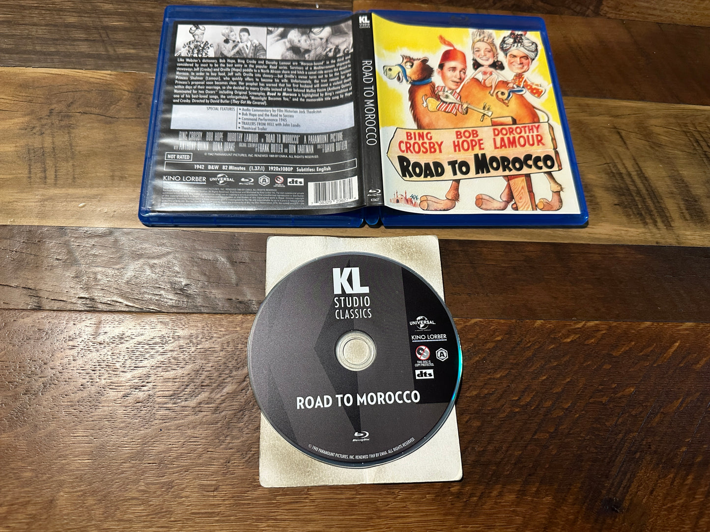 Road To Morocco (Blu ray, Kino Lorber, Bing Crosby & Bob Hope Classic)