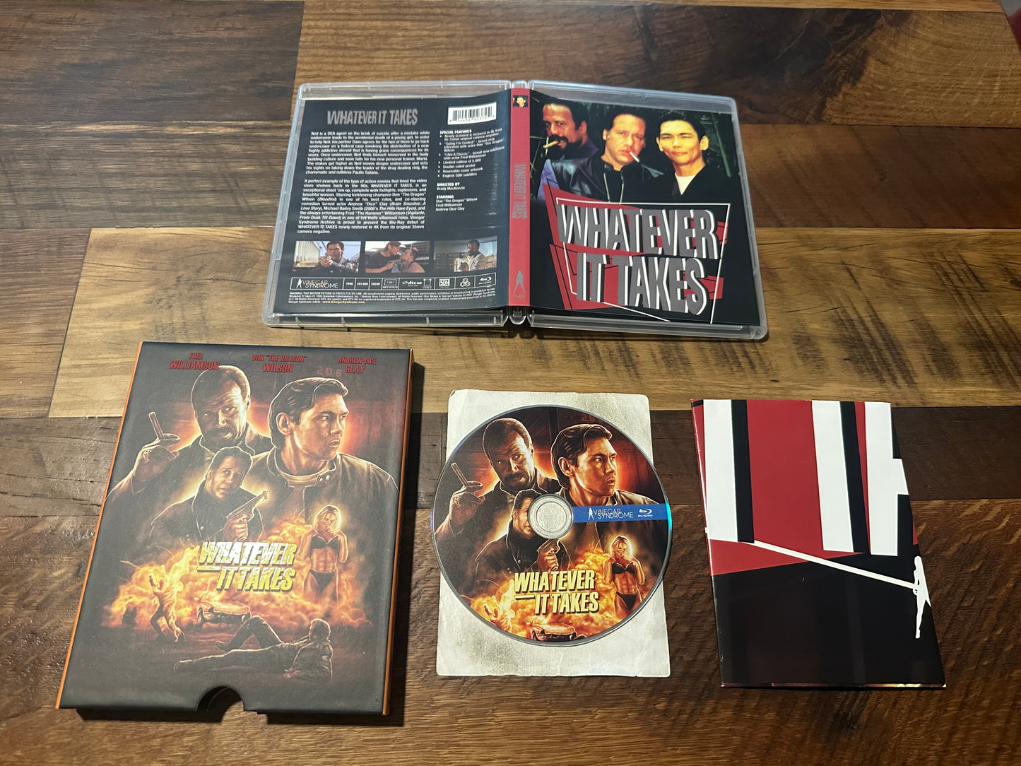 Whatever It Takes (Blu ray, Vinegar Syndrome, Slipcover, Poster)