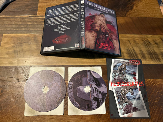 The Degenerates DVD-Vile Video Productions-Very Disturbing-2 Disc-