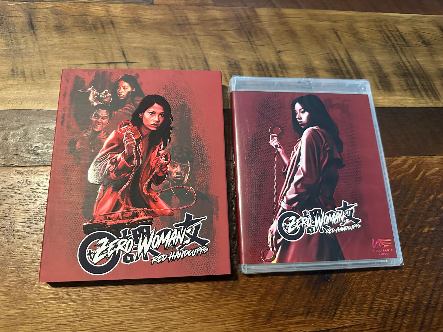 Zero Woman: Red Hancuffs (Blu ray, Neon Eagle Video, Slipcover, NEW)