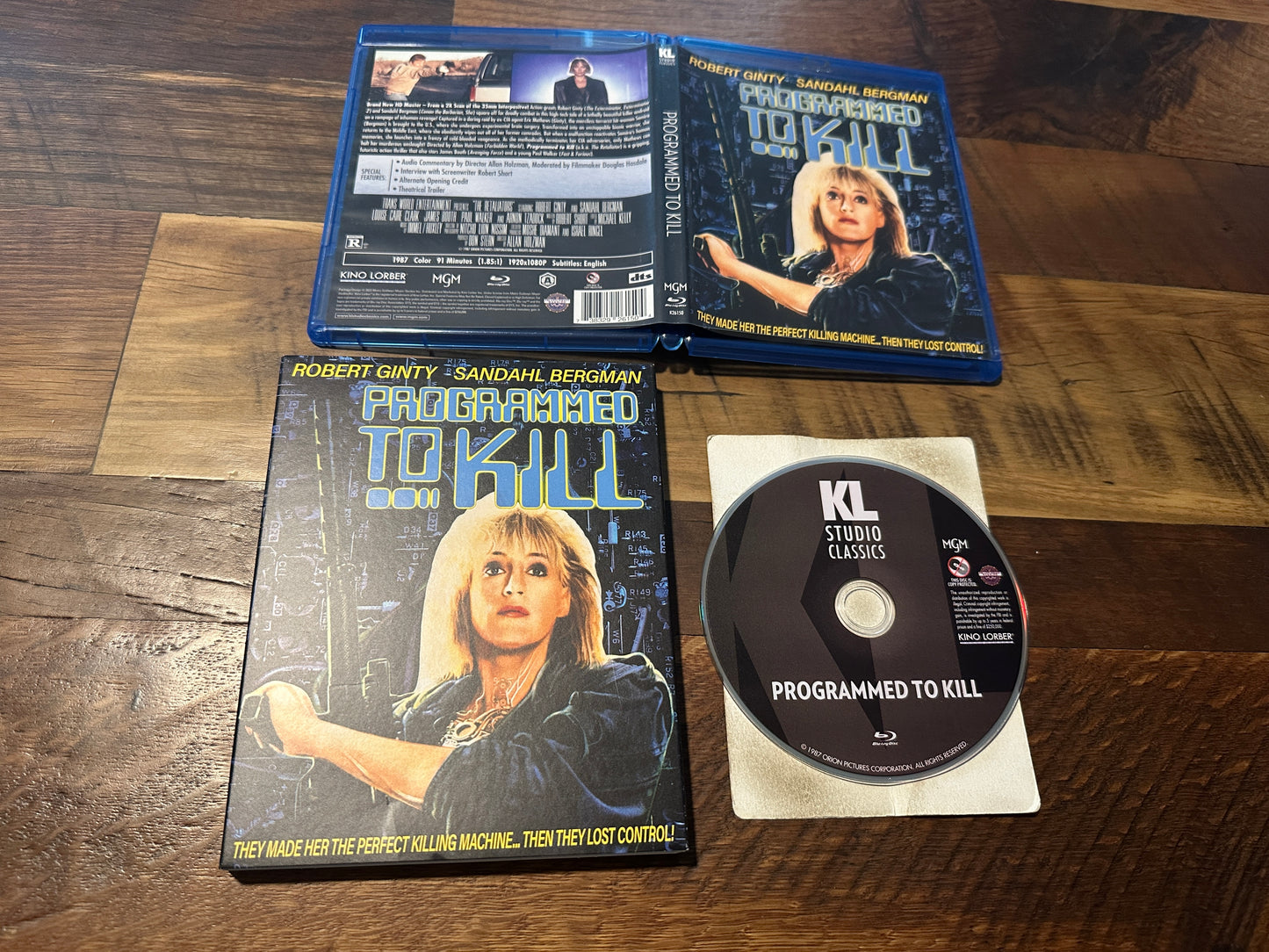 Programmed To Kill (Blu ray, Kino Lorber, Slipcover, 80’s Classic)