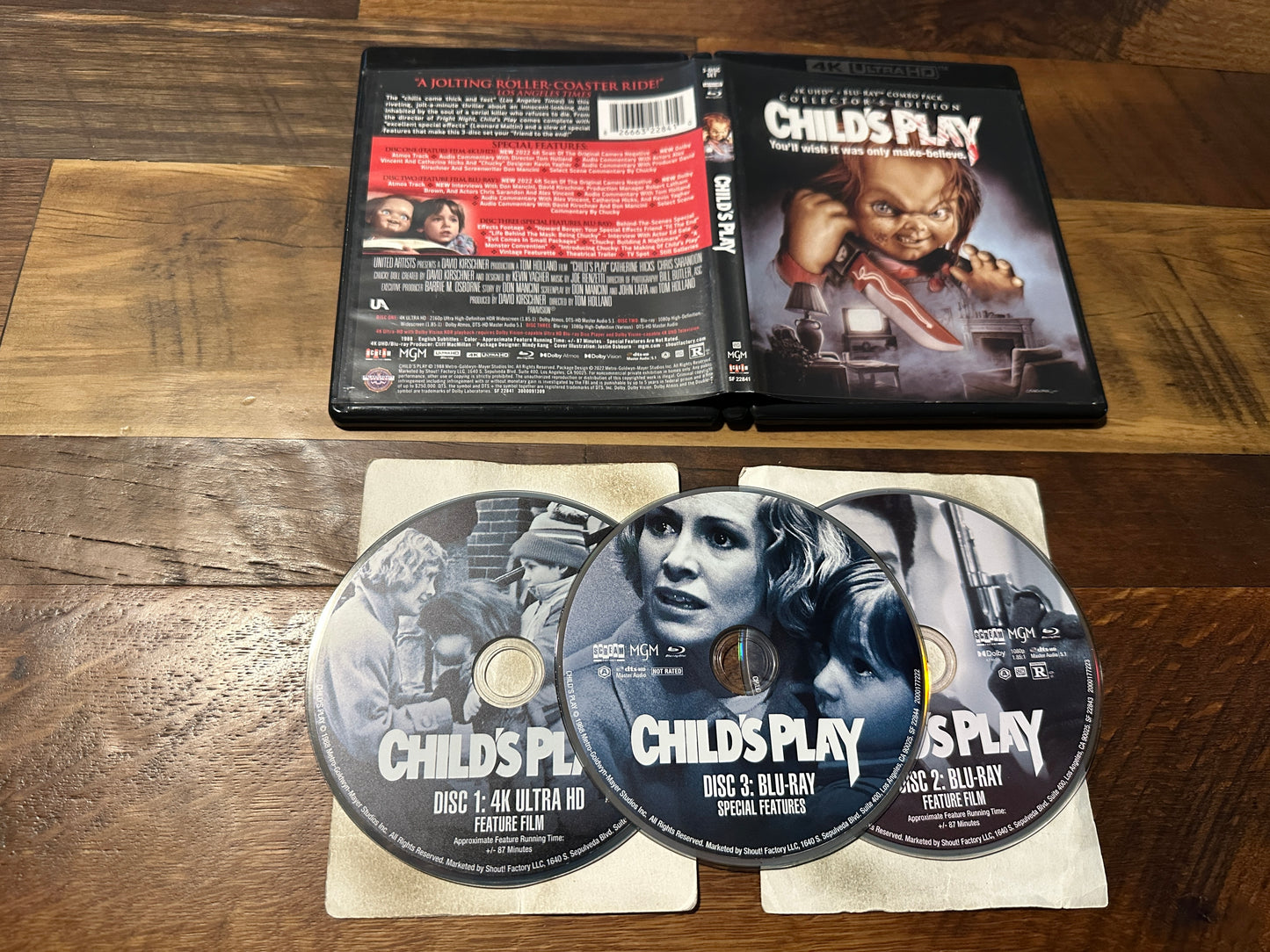 Child’s Play (4K Ultra/Blu ray, Scream Factory, Collector’s Edition)