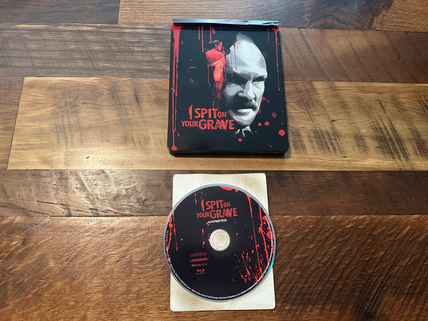 I Spit On Your Grave 2010 (Blu ray, Steelbook, Lionsgate, No Digital)