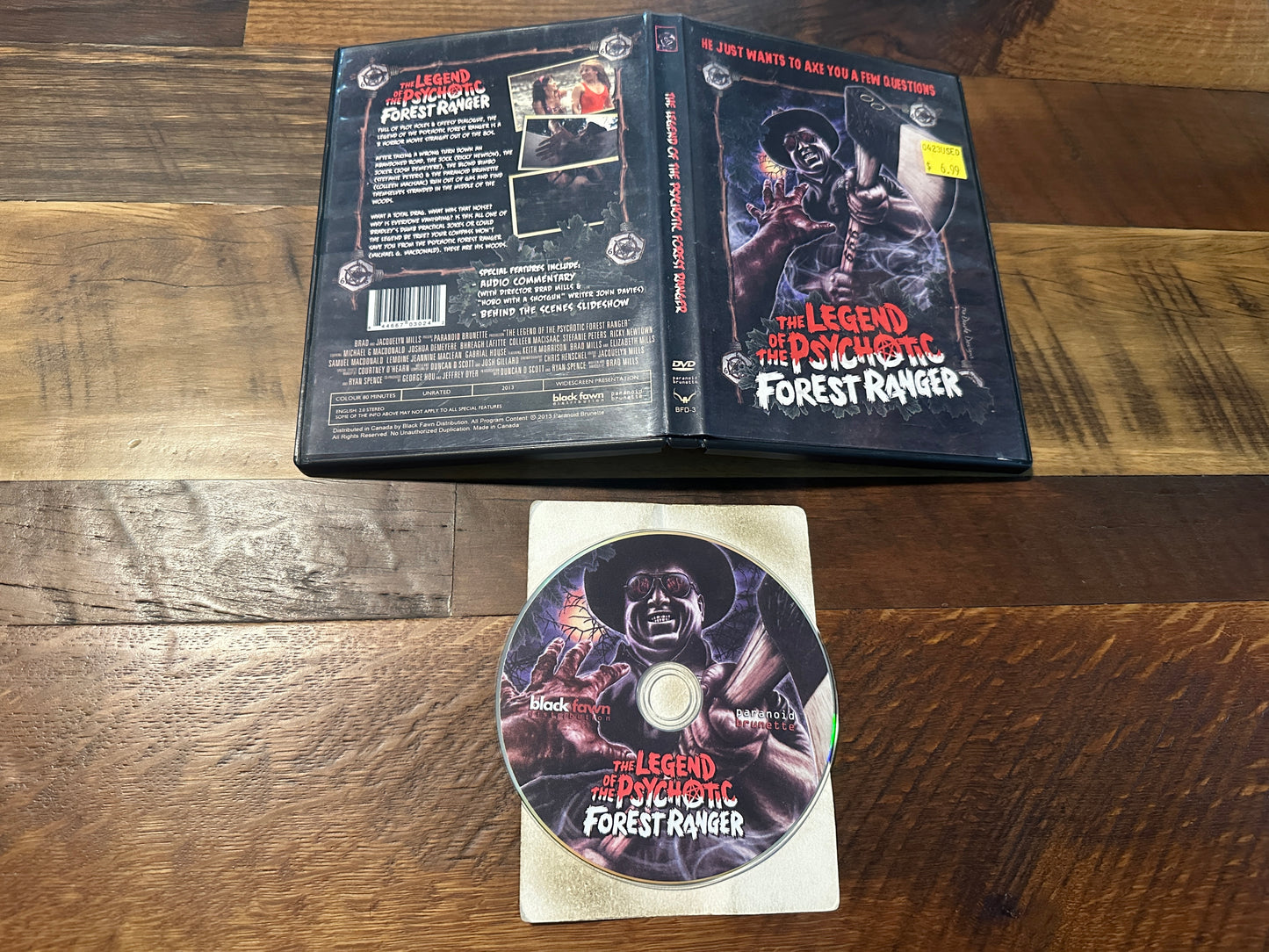 The Legend of the Psychotic Forest Ranger (DVD, Black Fawn Dist)