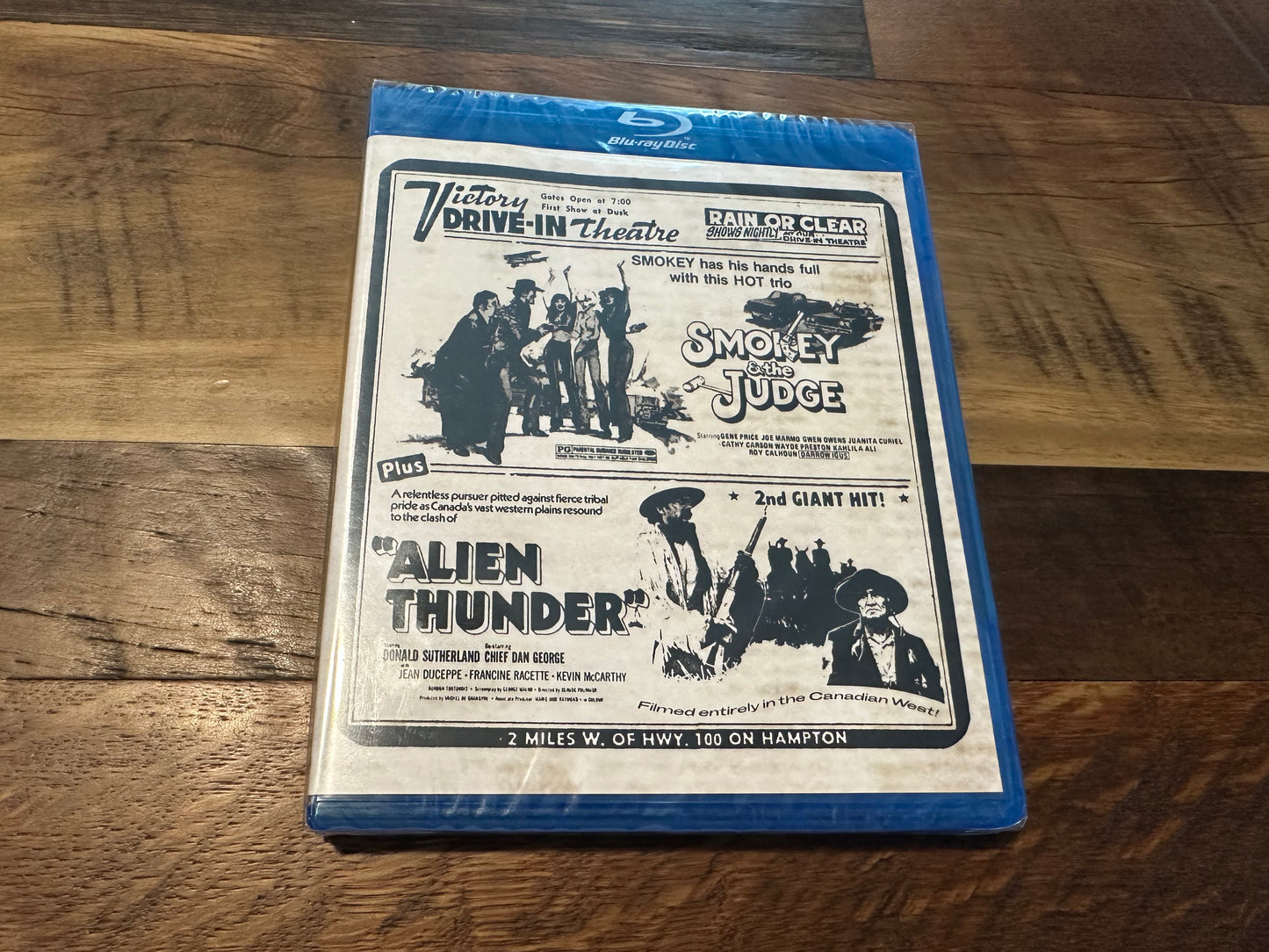 Smokey & The Judge + Alien Thunder Blu ray-Dark Force Entertainment-NEW
