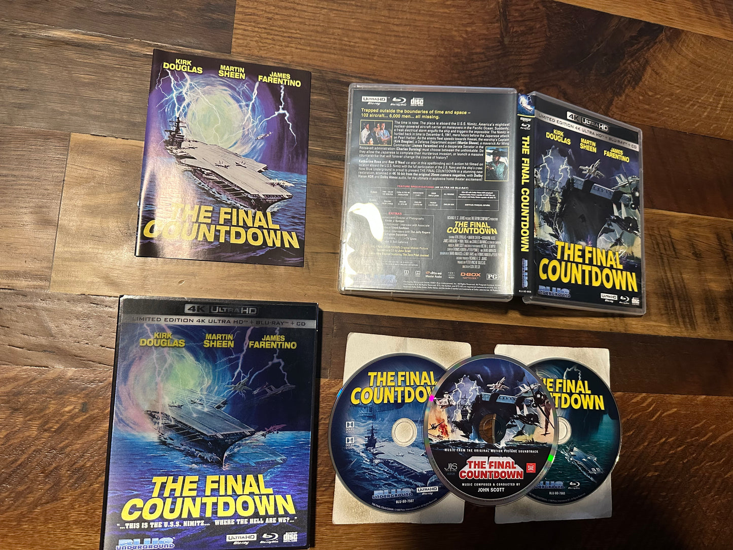 The Final Countdown 4K Ultra HD-Blue Underground-Lenticular Slipcover-