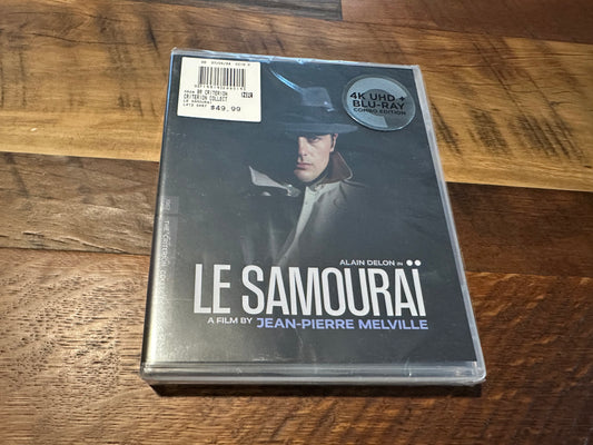 Le Samourai 4K Ultra HD/Blu ray-Criterion Collection-60’s Classic-NEW-
