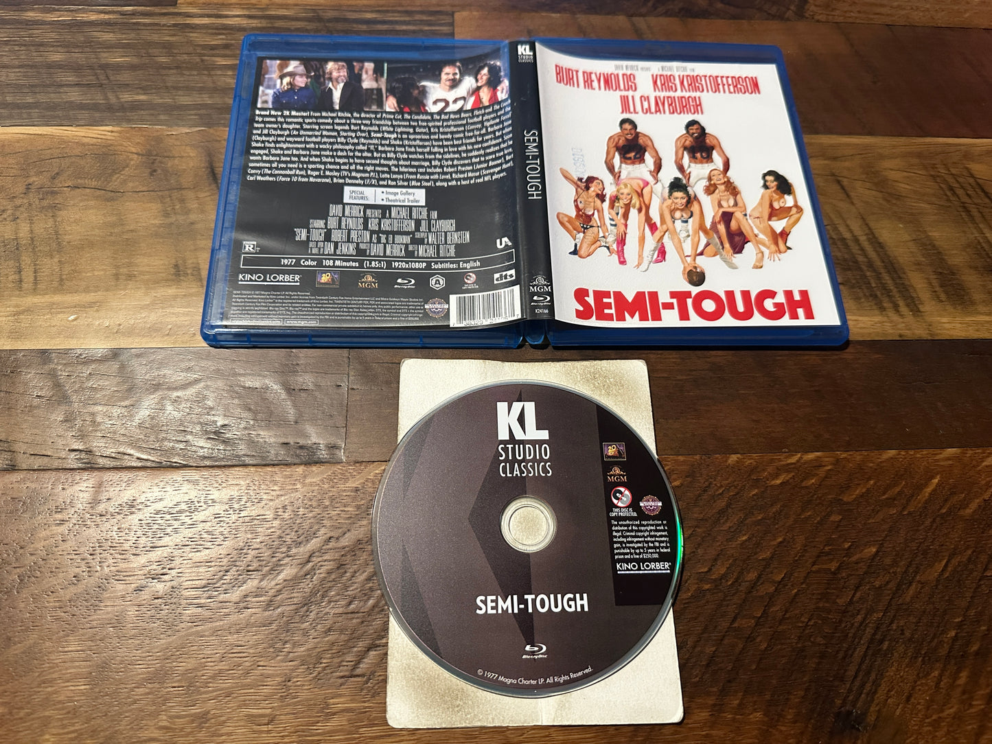 Semi-Tough (Blu ray, Kino Lorber, 70’s Classic, Burt Reynolds , Widescreen)
