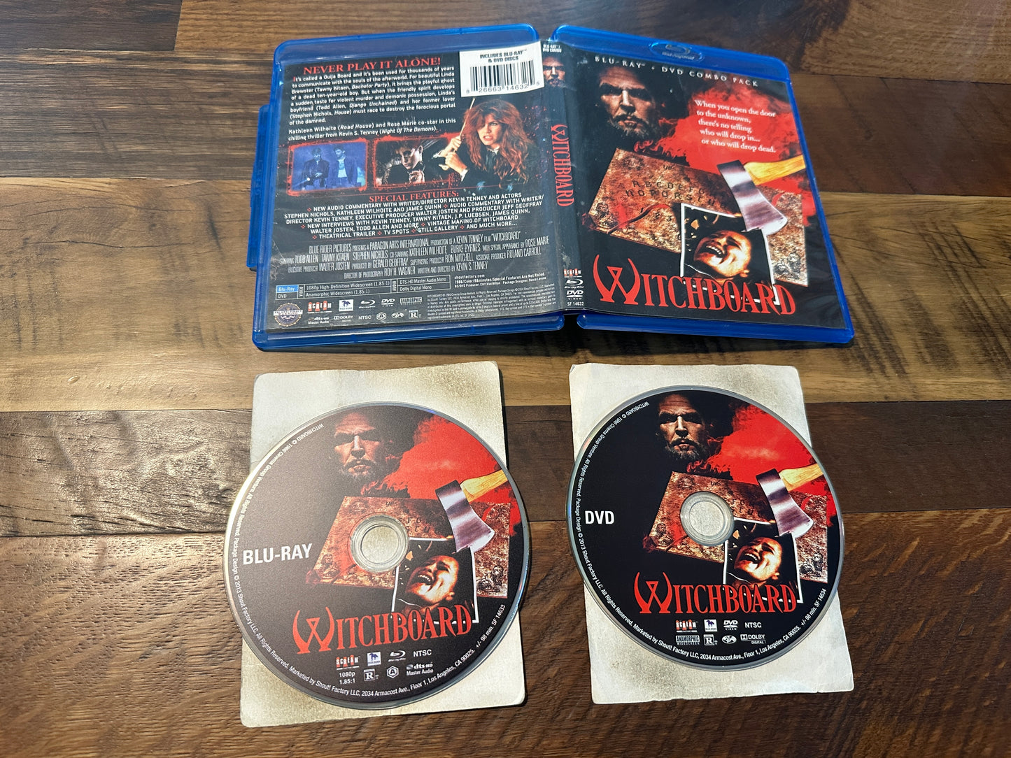 Witchboard (Blu ray/DVD, Scream Factory, 80’s Classic Horror, Widescreen)