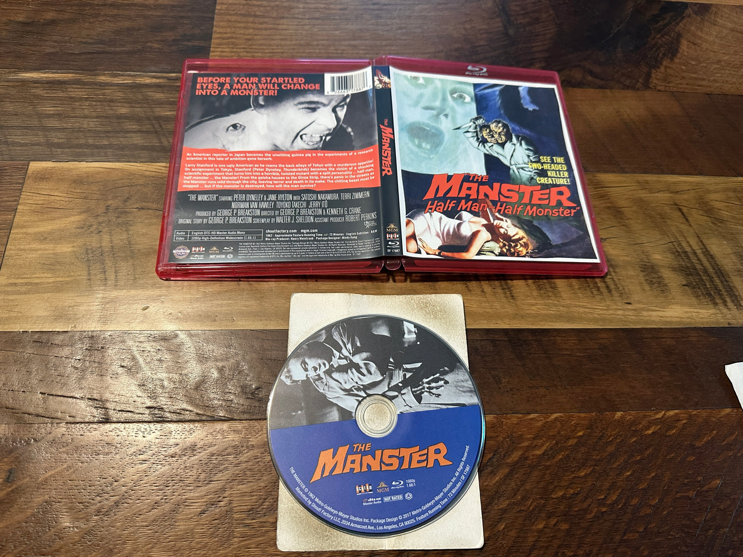 The Manster (Blu ray, Half Man-Half Monster, Scream Factory, 60’s Classic)