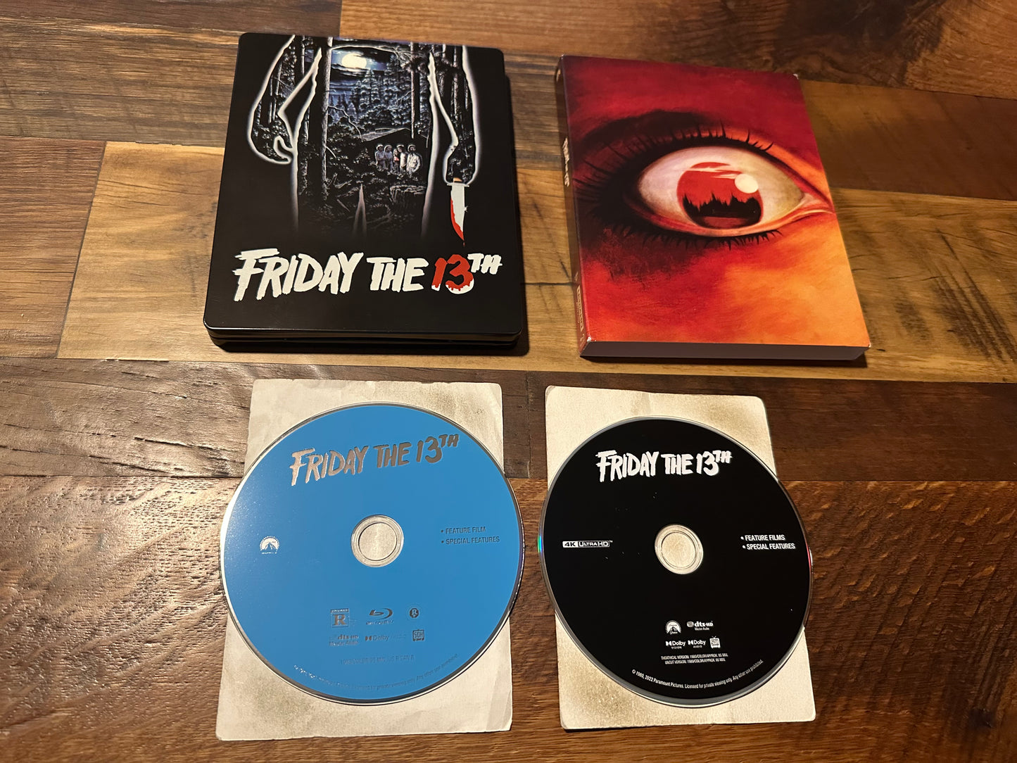Friday the 13th (4K Ultra HD/Blu ray, Steelbook, Slipcover, No Digital)