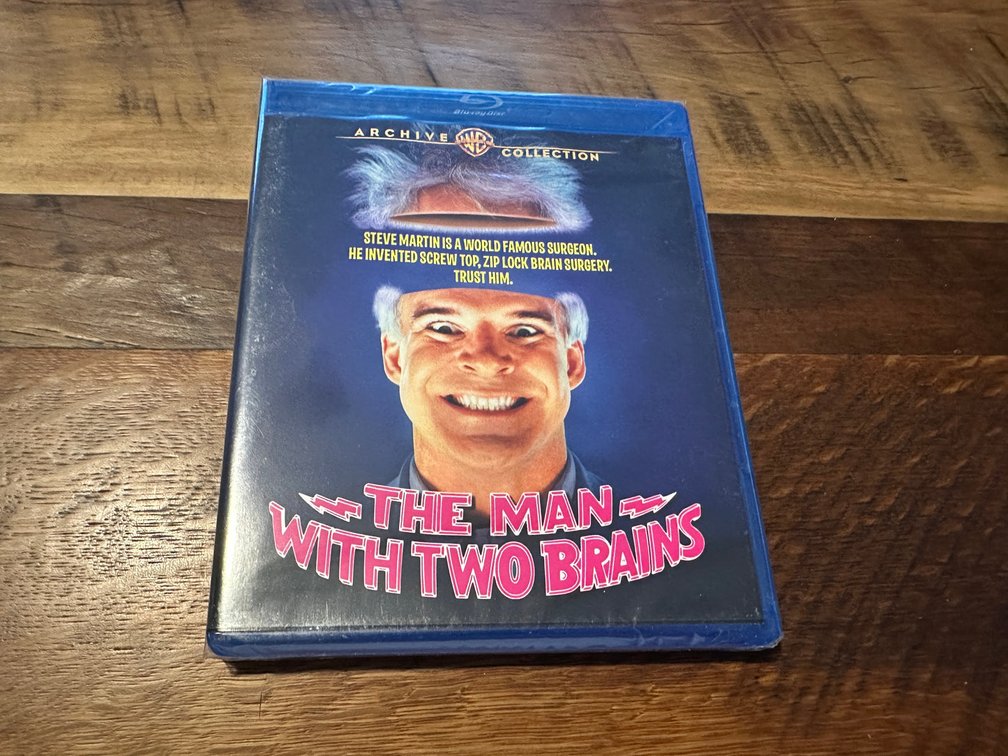 The Man With Two Brains (Blu ray, WB Archive Collection, Steven Martin, NEW)