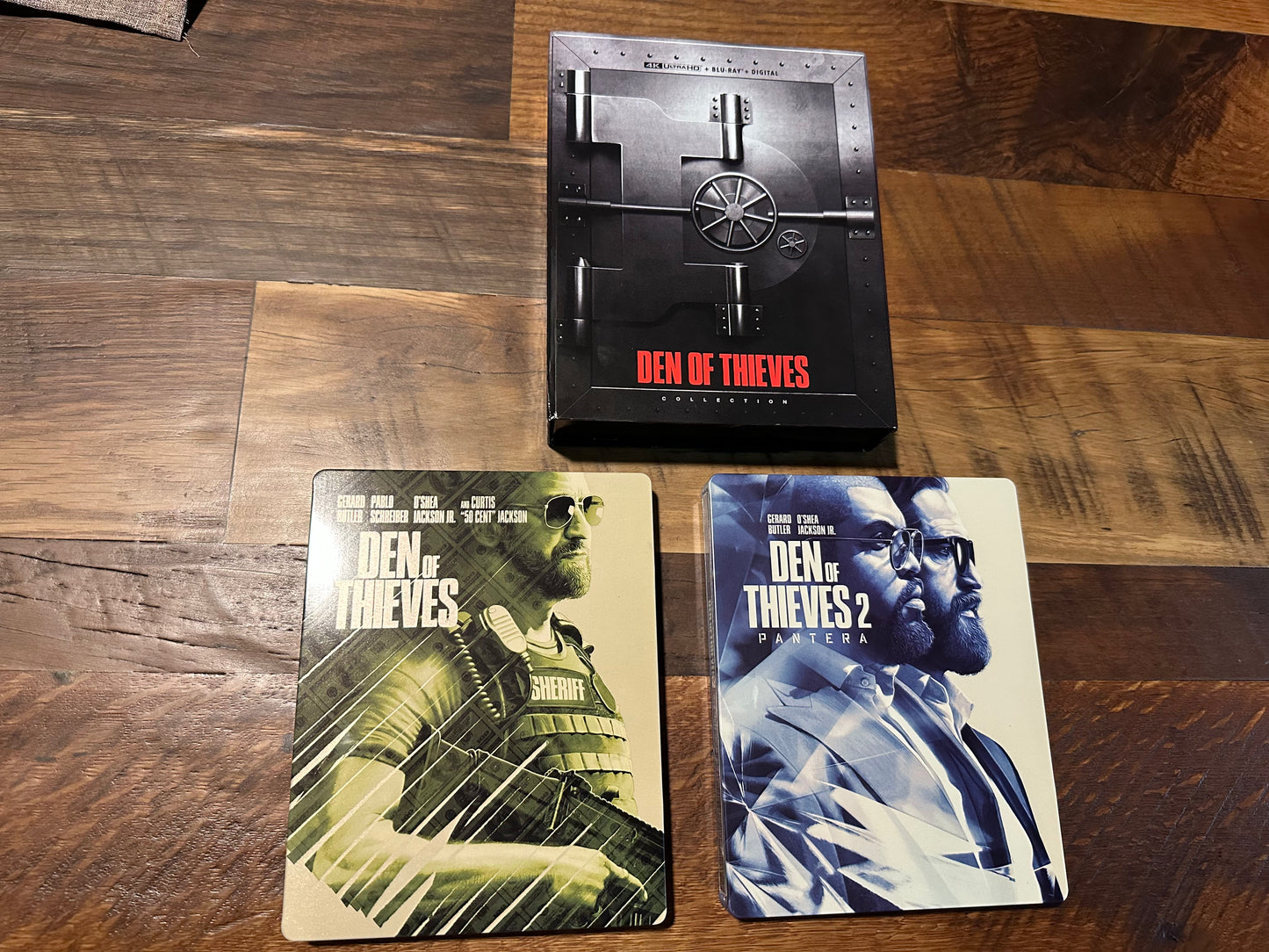 Den Of Thieves Collection 4K Ultra HD/Blu ray-2 Steelbooks-No Digital
