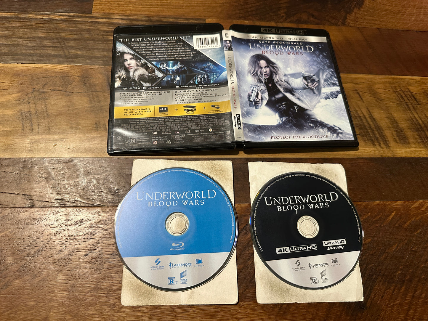 Underworld Blood Wars (4K Ultra HD/Blu ray, Sony Pictures, 2 Disc, No Digital)