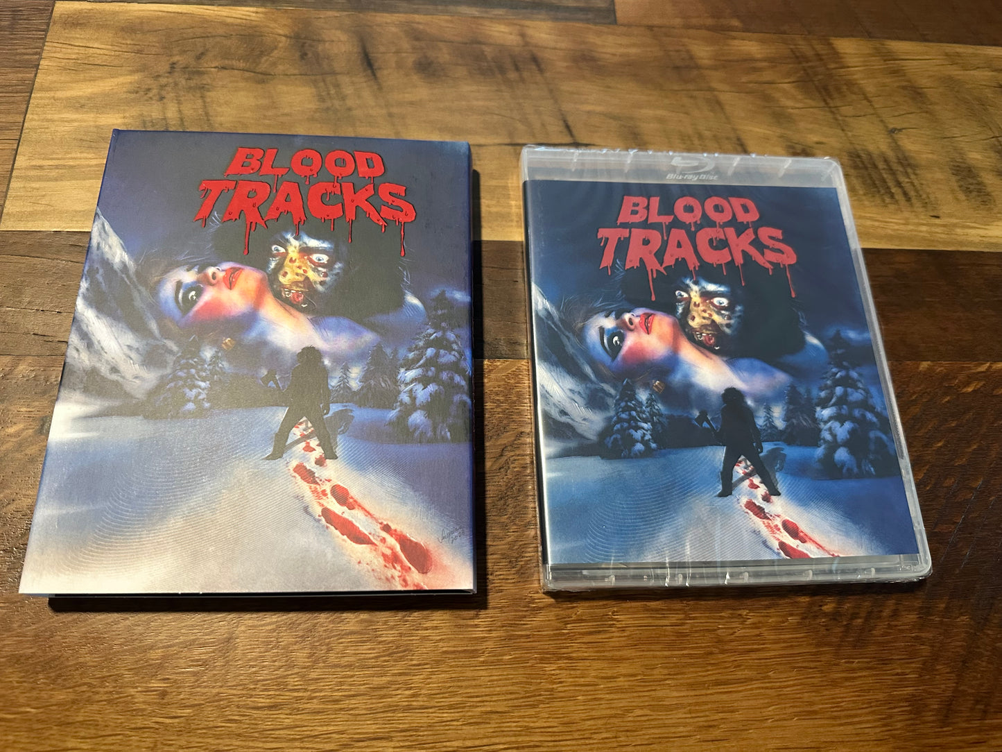 Blood Tracks Blu ray-Vinegar Syndrome-Slipcover-80’s Horror Classic-NEW