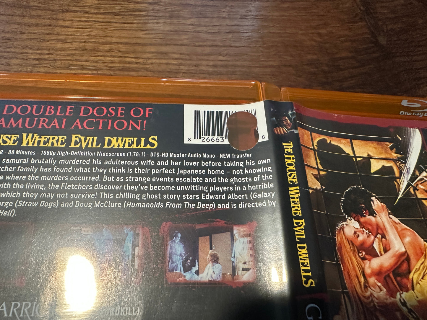 The House Where Evil Dwells & Ghost Warrior Blu ray, Scream Factory, 2 Movies)