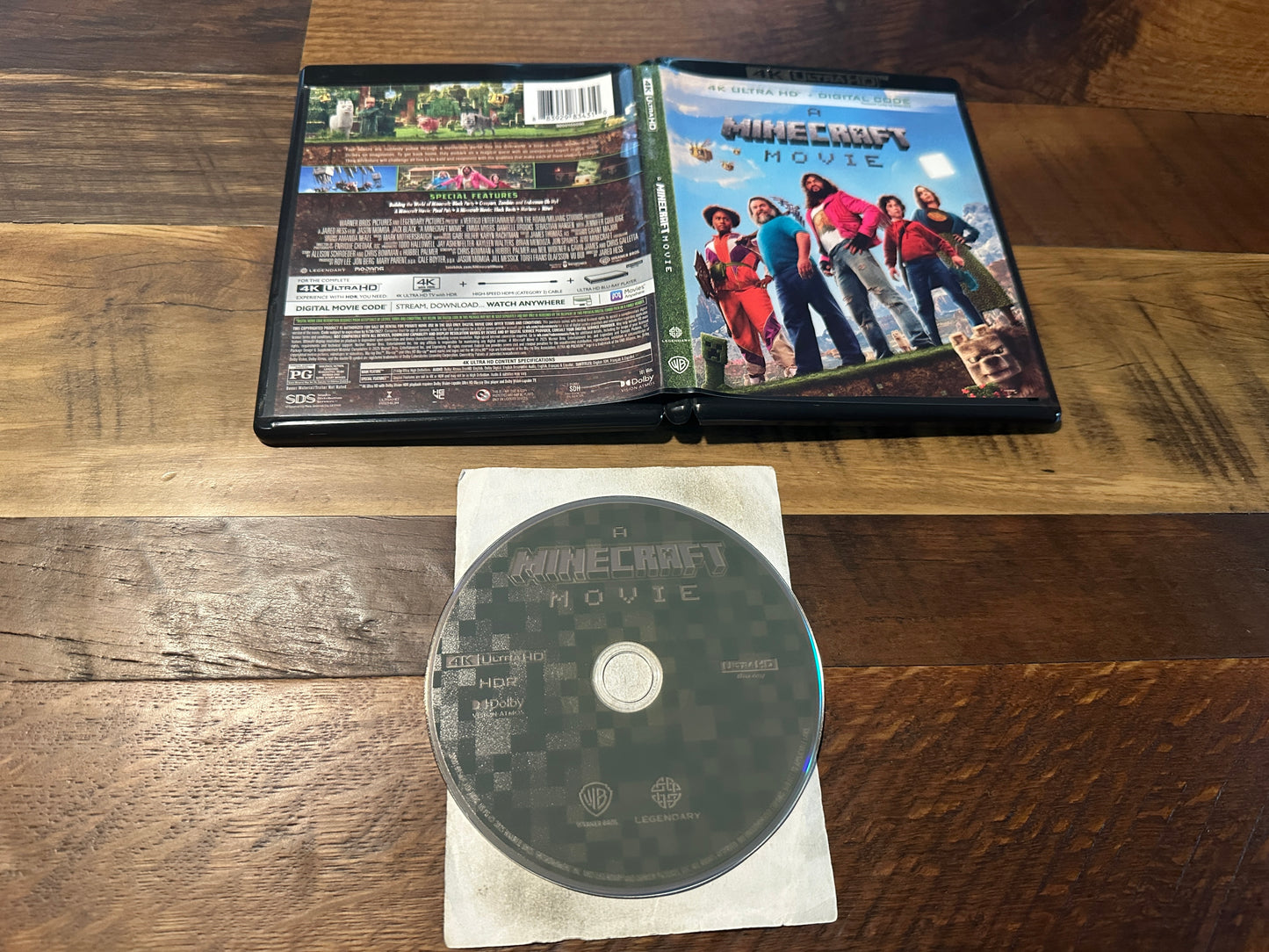 A Minecraft Movie 4K Ultra HD-Warner Bros-Jack Black Classic-No Digital