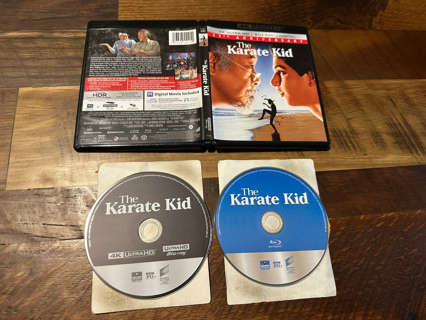 The Karate Kid (4K Ultra HD/Blu ray, Sony Pictures, 2 Disc, 80’s Classic)