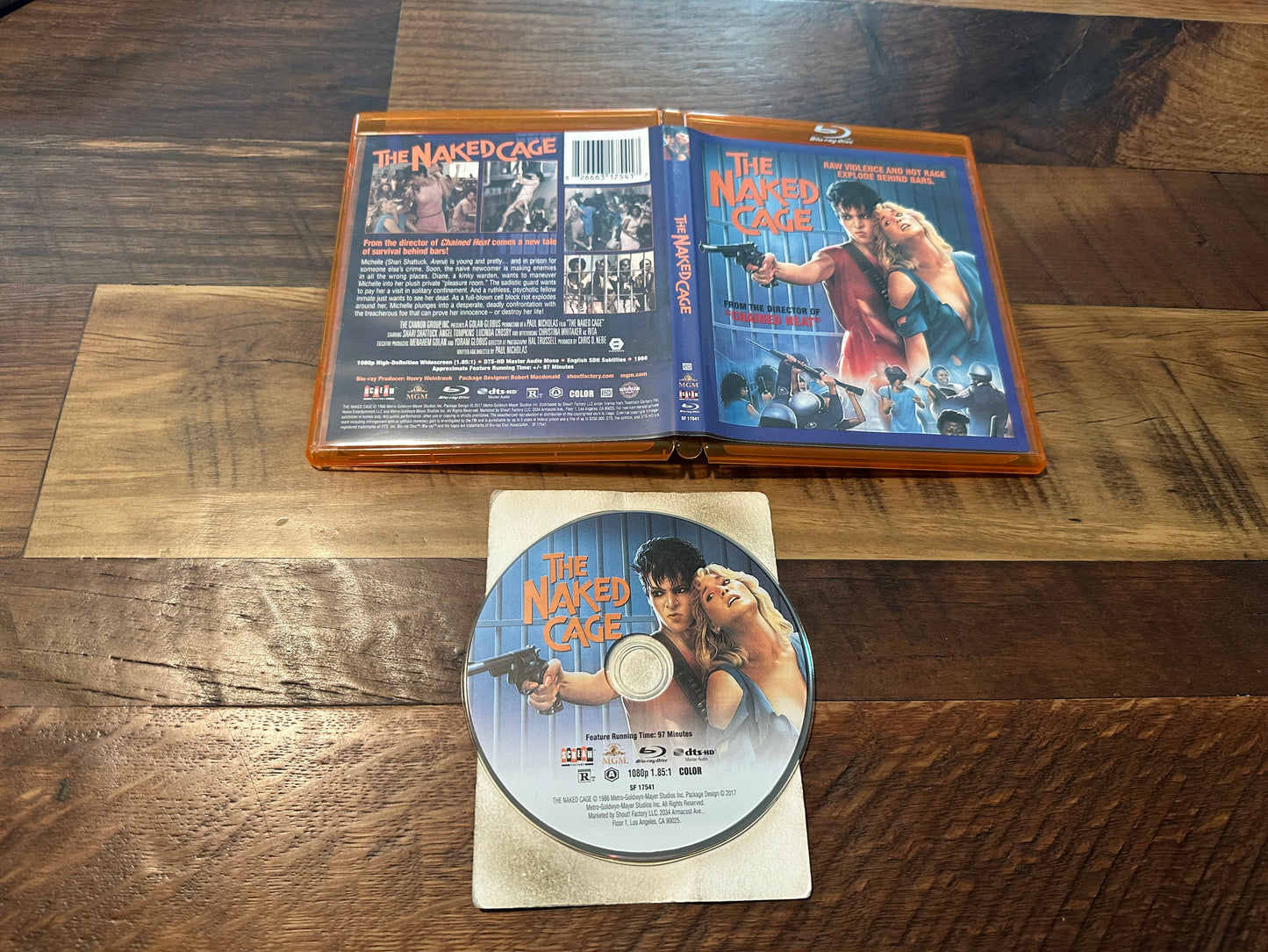 The Naked Cage (Blu ray, Scream Factory, 80’s Classic, Widescreen)