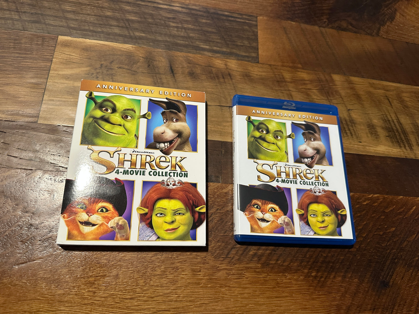 Shrek 4-Movie Collection (Blu ray, Anniversary Edition, Slipcase, Universal)