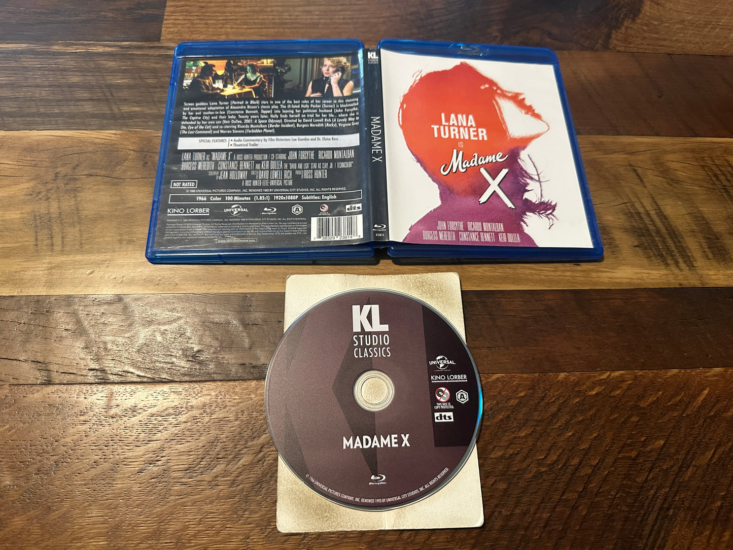 Madame X (Blu ray, Kino Lorber, Lana Turner 60’s Classic, Widescreen)